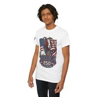 The Boering Life™ Limited Edition 'Merica 250 Goat Patriotic T-Shirt | American Flag Tee