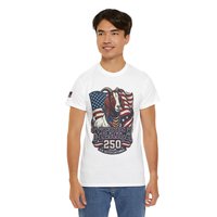 The Boering Life™ Limited Edition 'Merica 250 Goat Patriotic T-Shirt | American Flag Tee