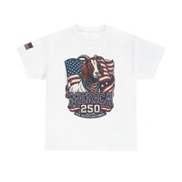The Boering Life™ Limited Edition 'Merica 250 Goat Patriotic T-Shirt | American Flag Tee