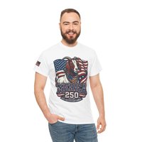 The Boering Life™ Limited Edition 'Merica 250 Goat Patriotic T-Shirt | American Flag Tee