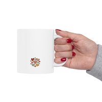 Vintage Botanical Garden Illustration Mug | Floral Tea Coffee Ceramic