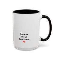 Yoga Goat Illustration Mug | Accent Coffee Mug