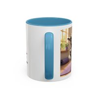 Yoga Goat Illustration Mug | Accent Coffee Mug
