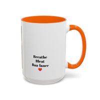 Yoga Goat Illustration Mug | Accent Coffee Mug
