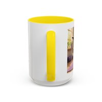Yoga Goat Illustration Mug | Accent Coffee Mug