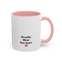 Yoga Goat Illustration Mug | Accent Coffee Mug