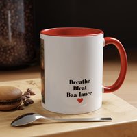 Yoga Goat Illustration Mug | Accent Coffee Mug