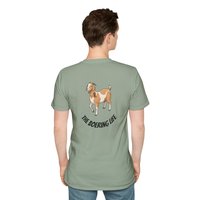 The Boering Life™ T-Shirt | Minimal Text Chest Logo, Casual Tee