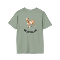 The Boering Life™ T-Shirt | Minimal Text Chest Logo, Casual Tee