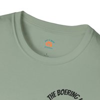 The Boering Life™ T-Shirt | Minimal Text Chest Logo, Casual Tee