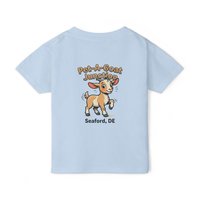 Official Pet-A-Goat Junction toddler T-shirt | Seaford DE goat illustration