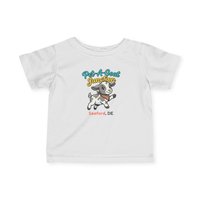 Official Pet-A-Goat Junction Baby tee | playful goat mascot, Seaford DE