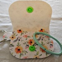 Small Snap-Closure Keychain Pouches