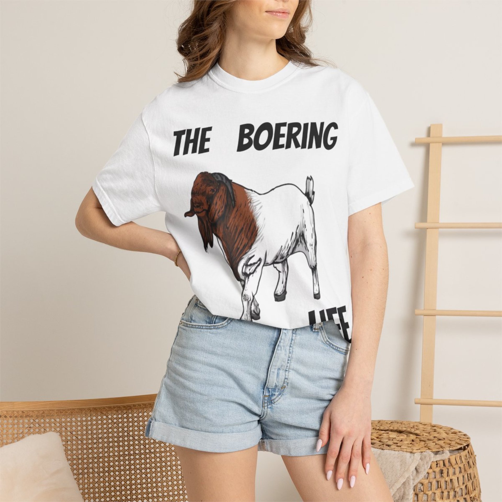 The Boering Life™ Standard Fit Goat Lover's Tee