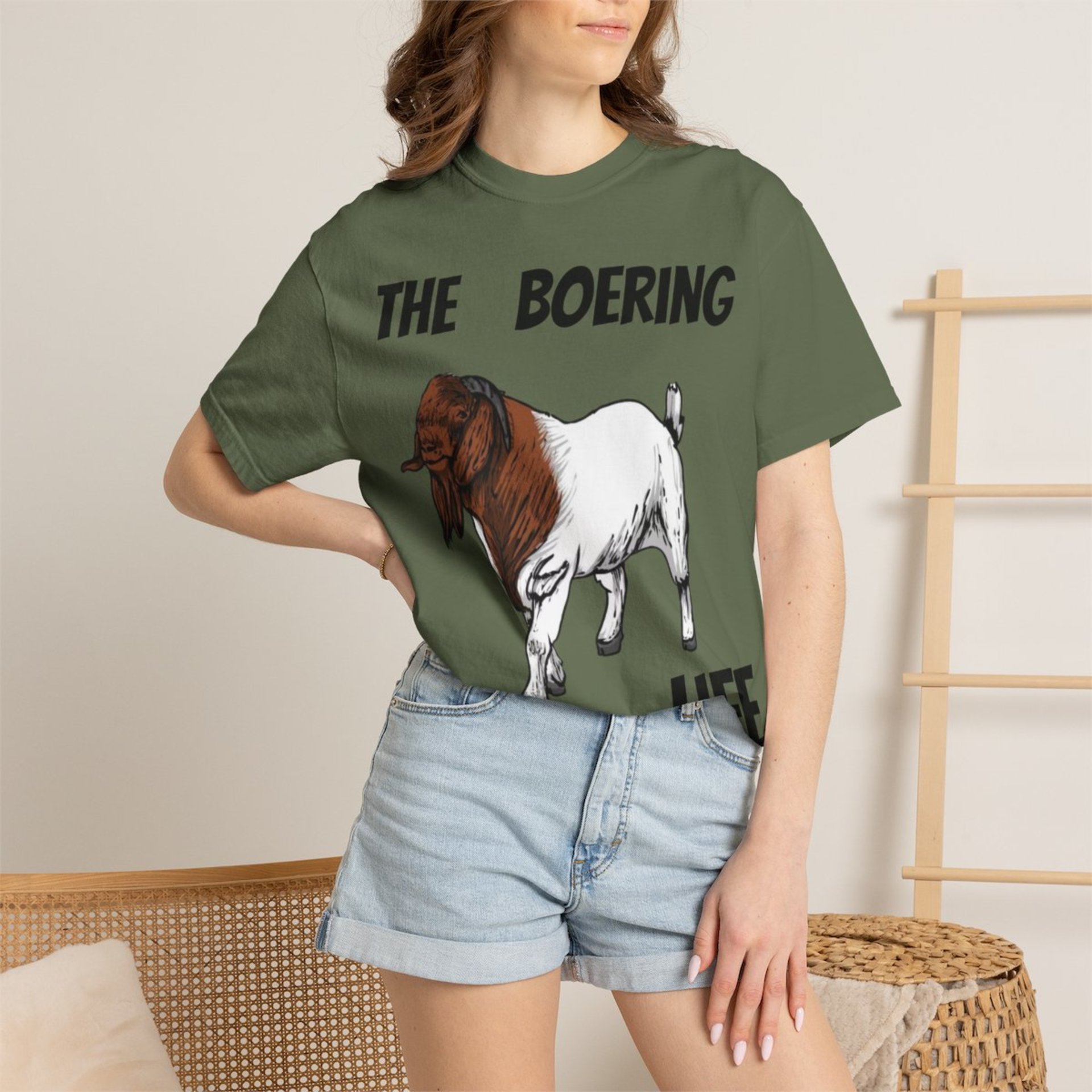 The Boering Life™ Standard Fit Goat Lover's Tee