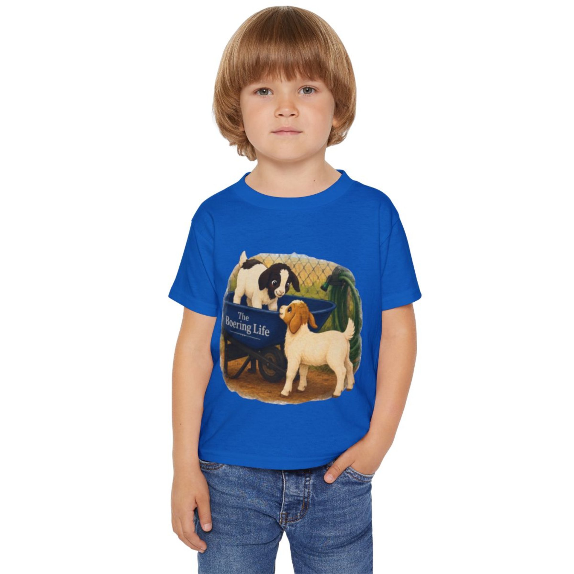 The Boering Life™ Illustration Toddler T-shirt | Farm Kid's Tee