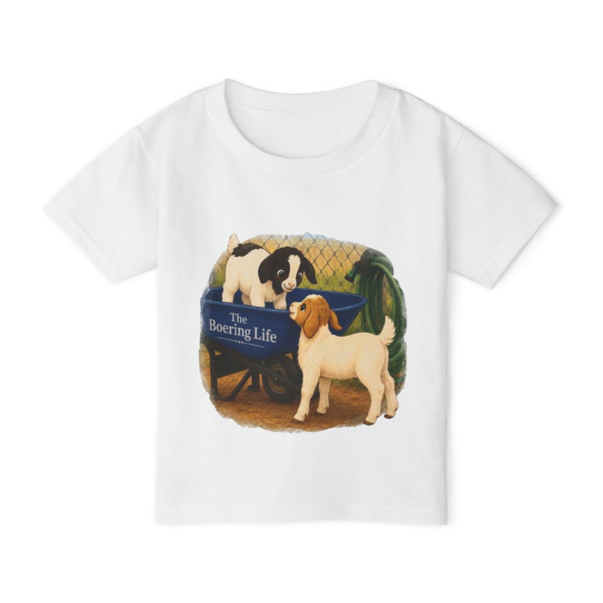 The Boering Life™ Illustration Toddler T-shirt | Farm Kid's Tee