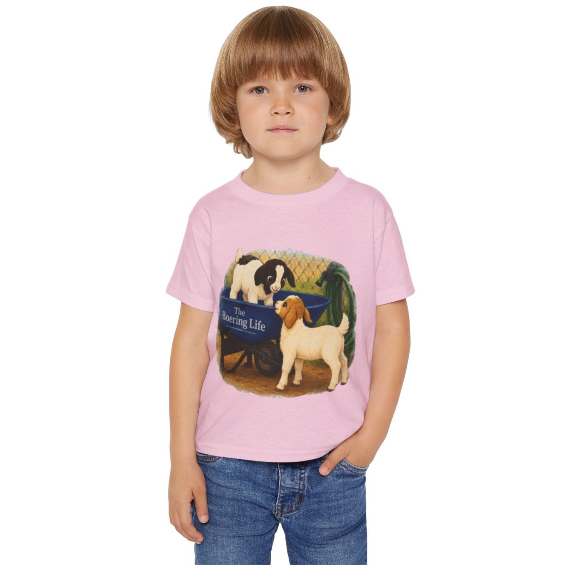 The Boering Life™ Illustration Toddler T-shirt | Farm Kid's Tee