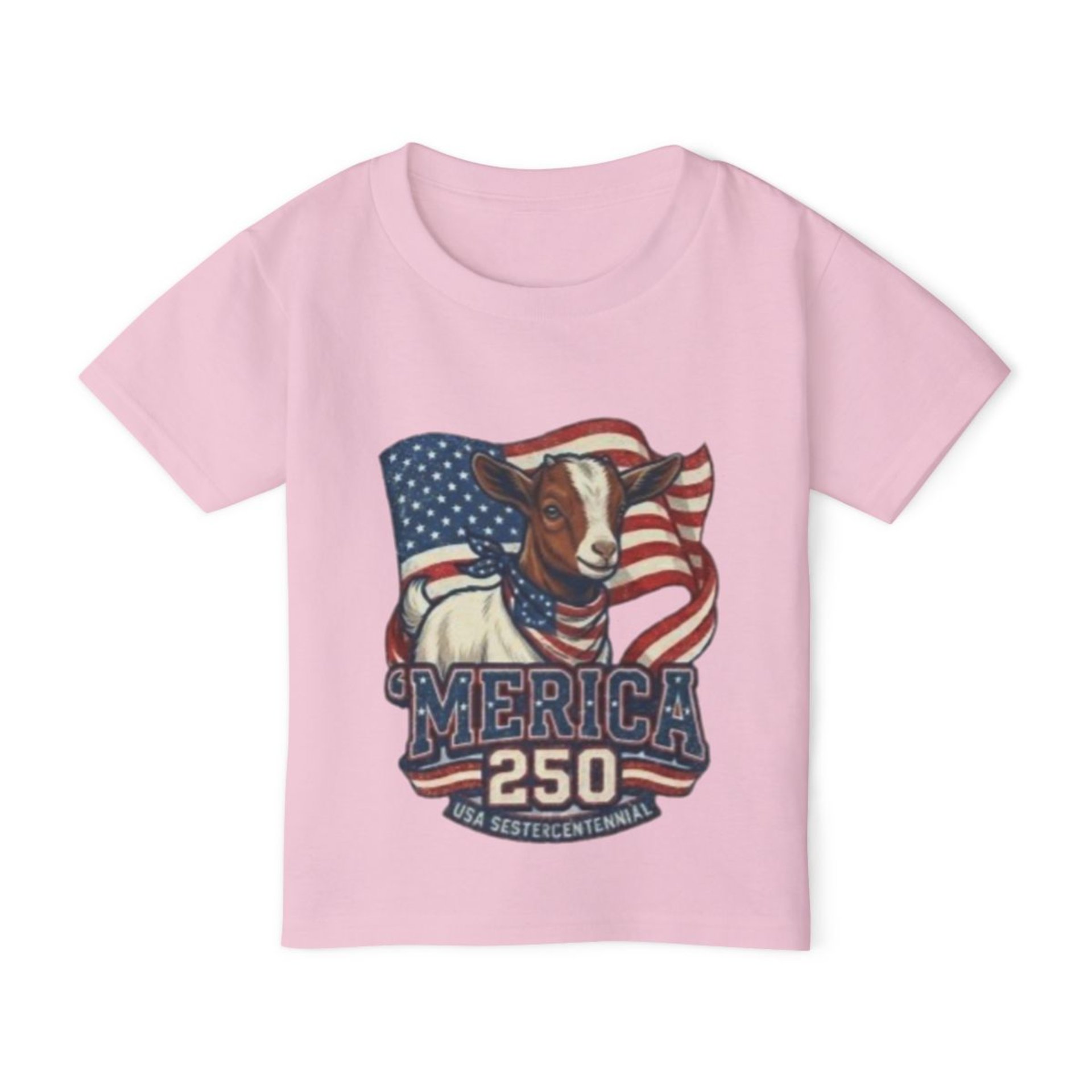 The Boering Life™ Toddler 'Merica 250 Goat Tee – Limited Edition