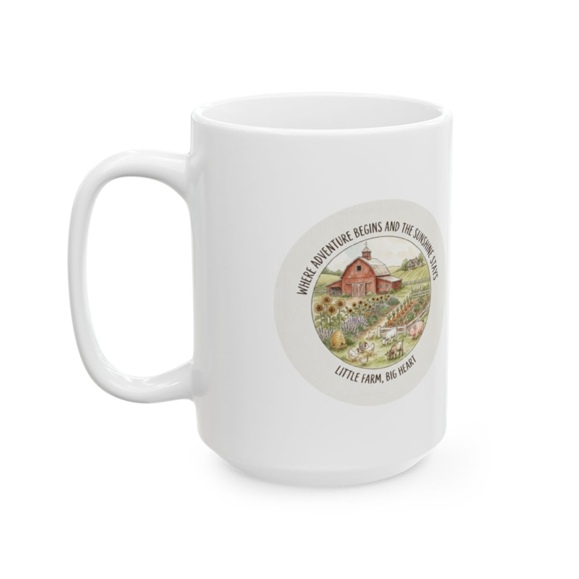 Vintage Botanical Garden Illustration Mug | Floral Tea Coffee Ceramic