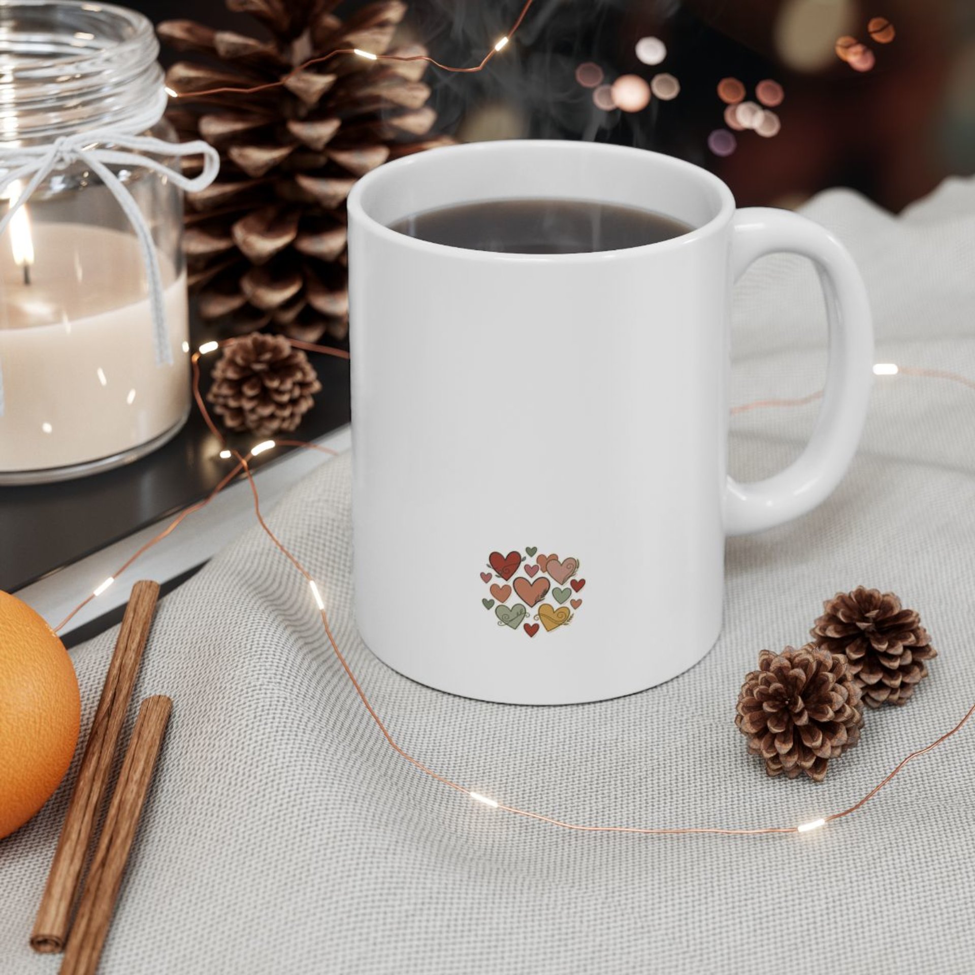 Vintage Botanical Garden Illustration Mug | Floral Tea Coffee Ceramic