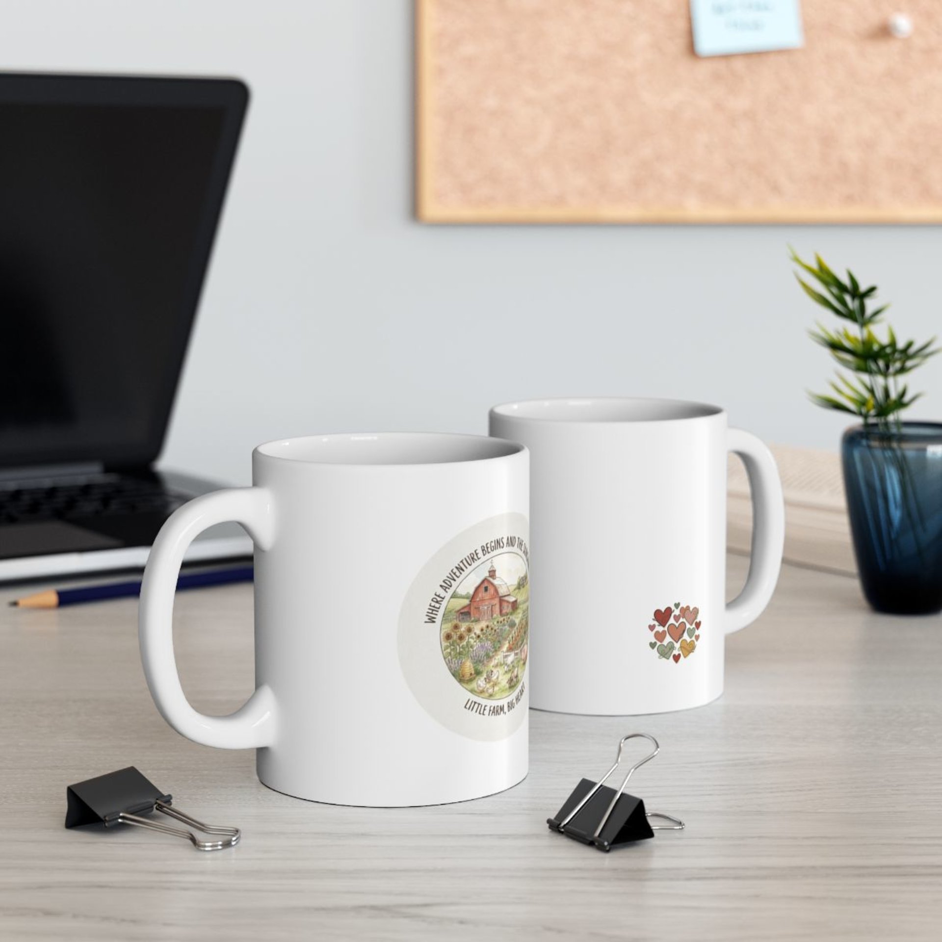 Vintage Botanical Garden Illustration Mug | Floral Tea Coffee Ceramic