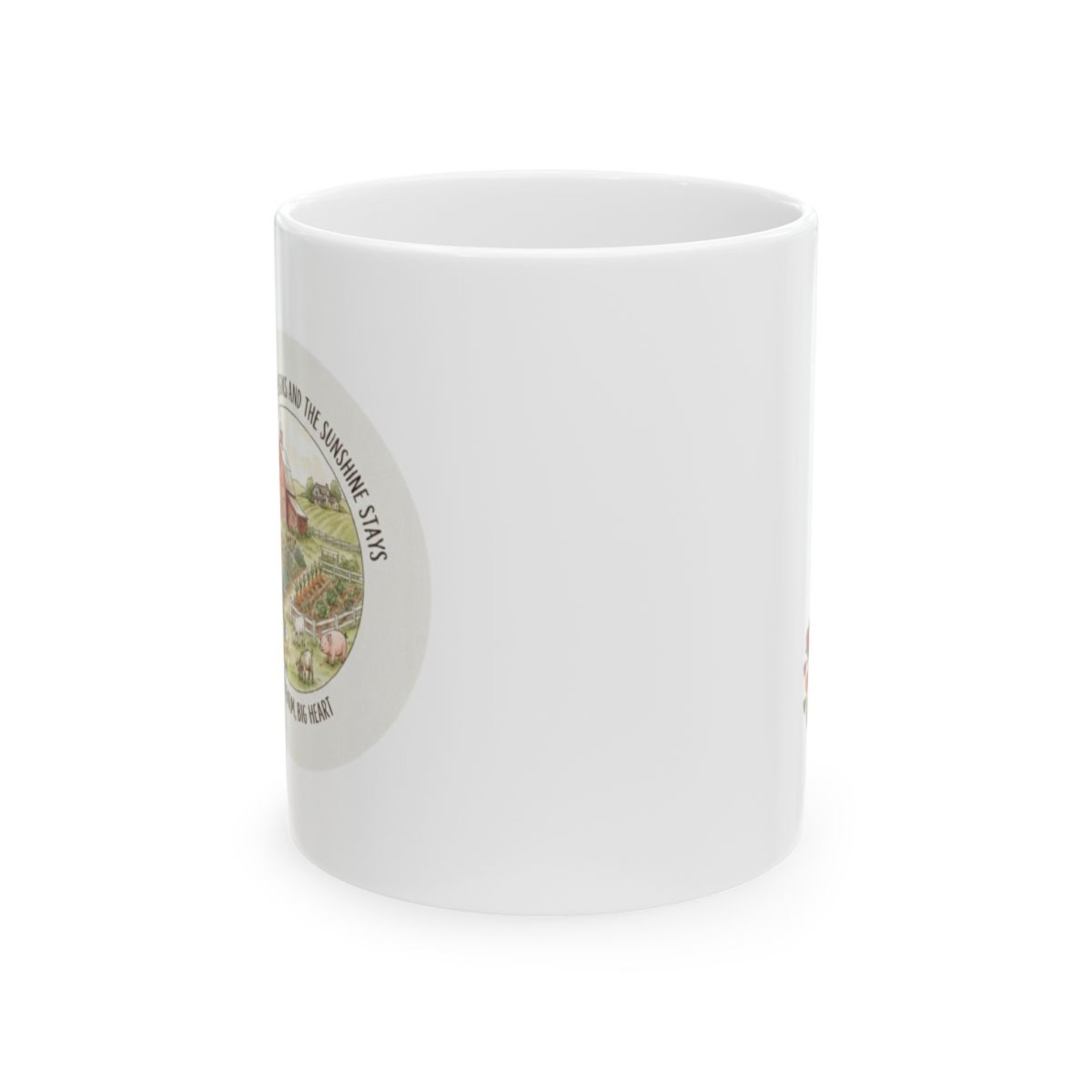 Vintage Botanical Garden Illustration Mug | Floral Tea Coffee Ceramic