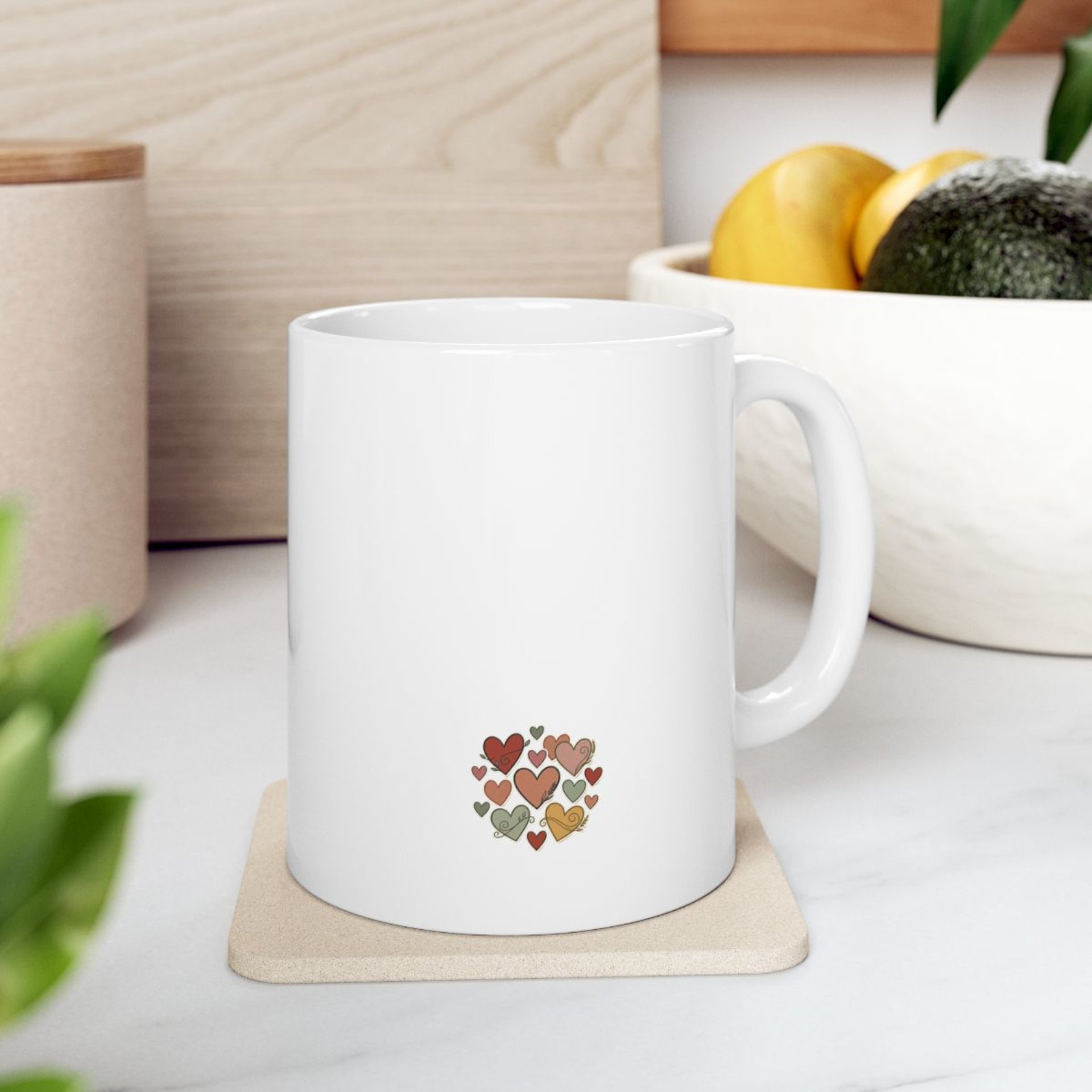 Vintage Botanical Garden Illustration Mug | Floral Tea Coffee Ceramic