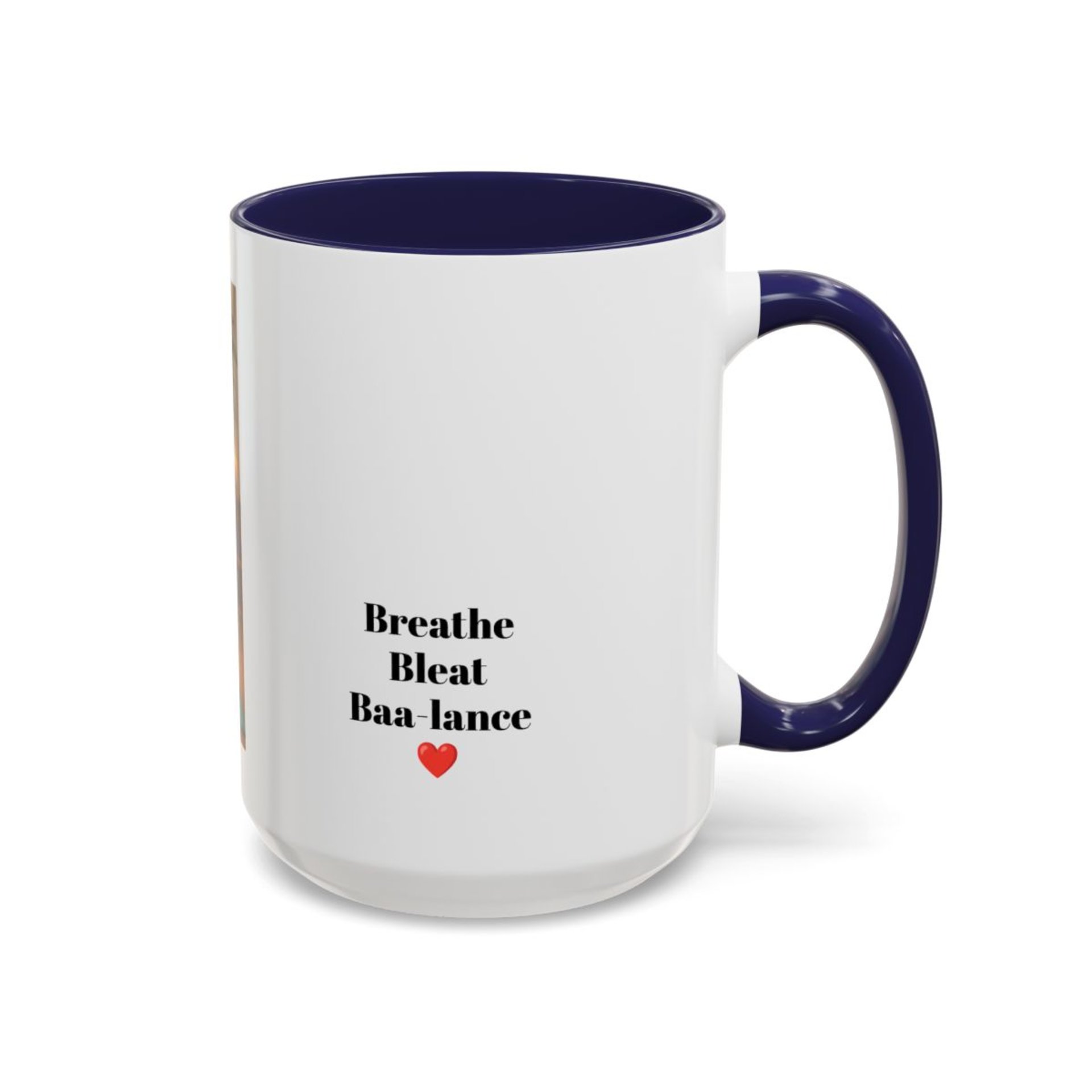 Yoga Goat Illustration Mug | Accent Coffee Mug