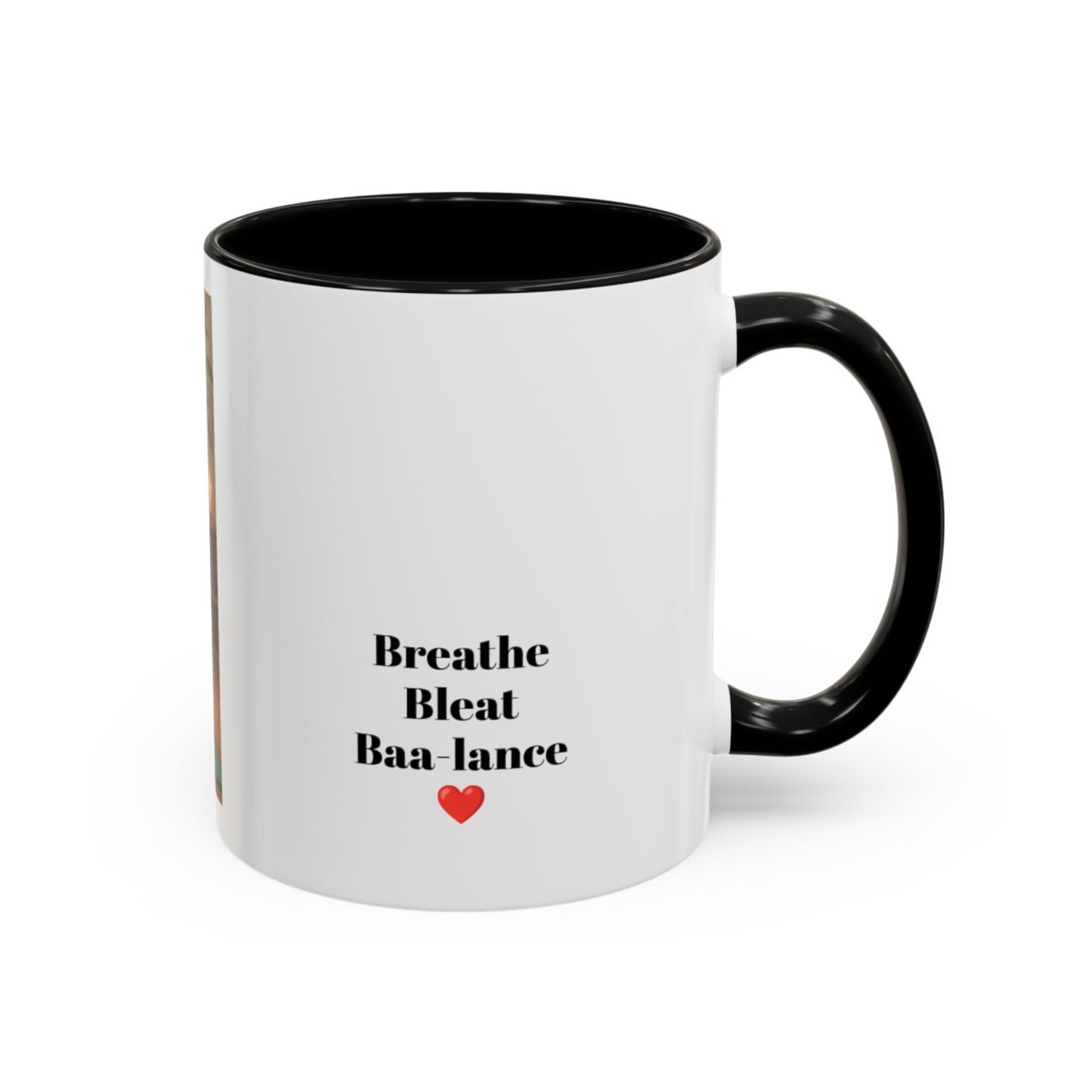 Yoga Goat Illustration Mug | Accent Coffee Mug