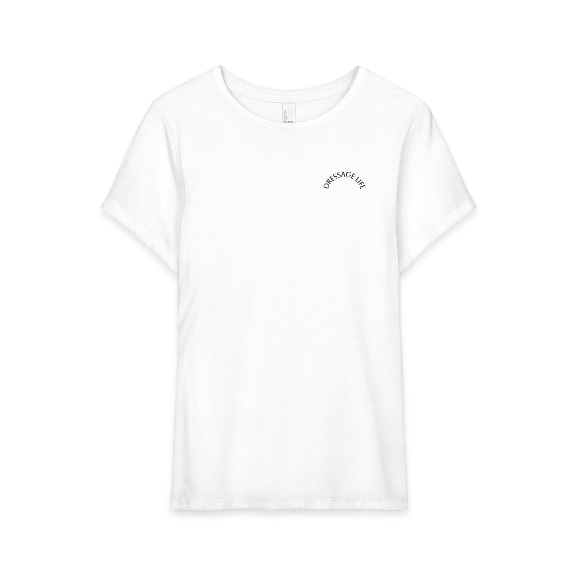 Dressage Life tee | Equestrian horse riding shirt, rider emblem back print