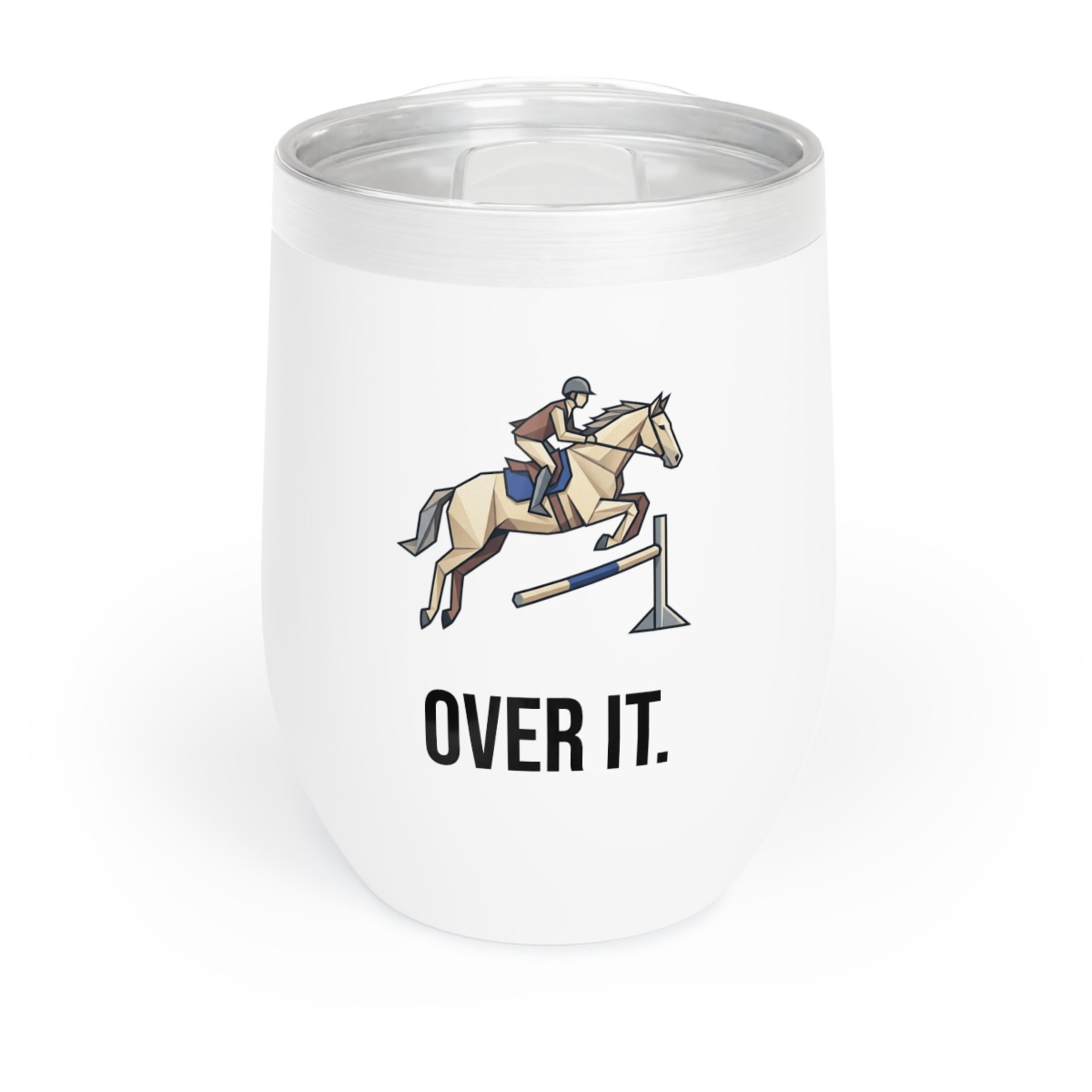 Jumping Over It. | Chill Wine Tumbler