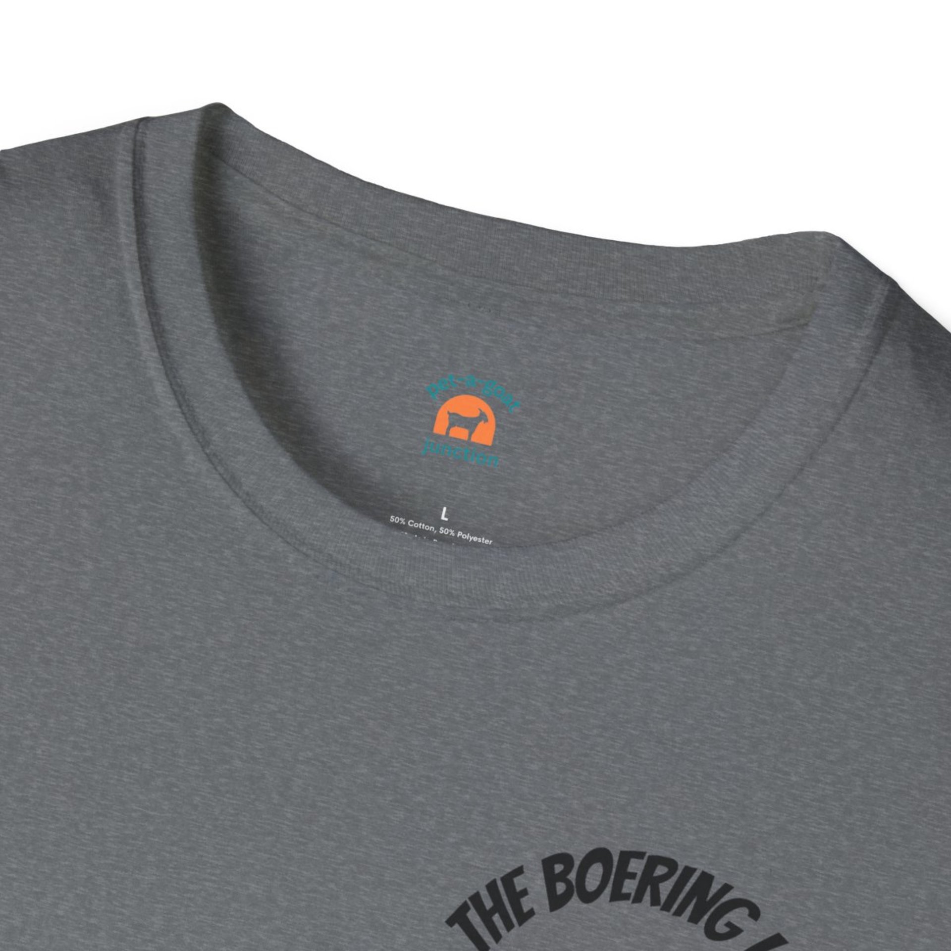 The Boering Life™ T-Shirt | Minimal Text Chest Logo, Casual Tee