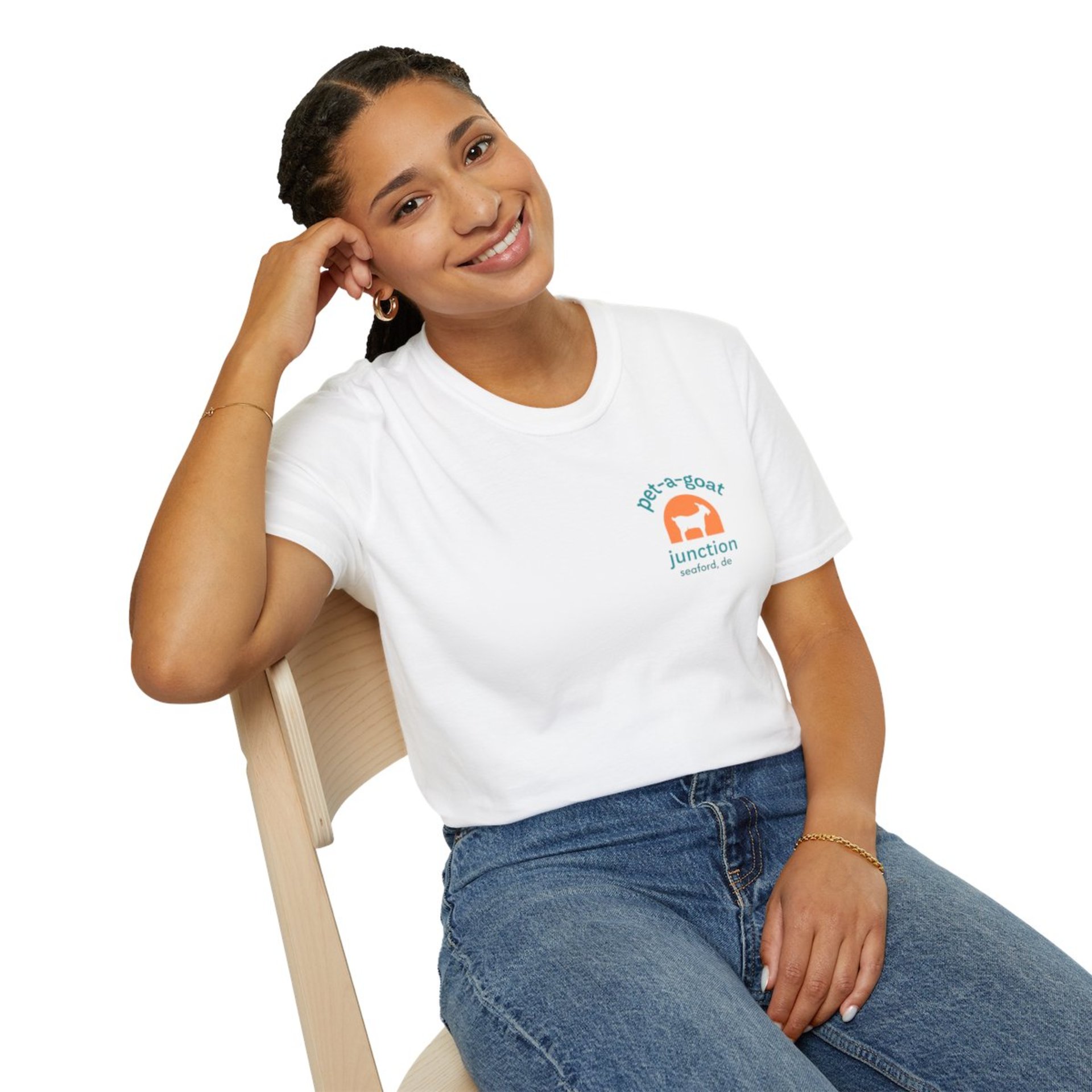 Official Pet-a-Goat Junction tee | goat logo shirt, Seaford DE souvenir