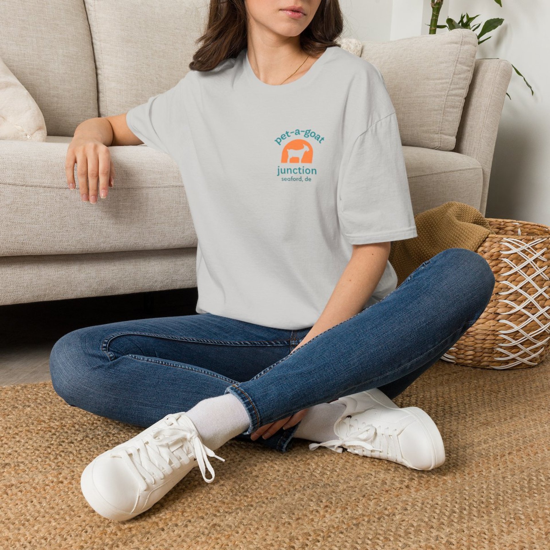 Official Pet-a-Goat Junction tee | goat logo shirt, Seaford DE souvenir