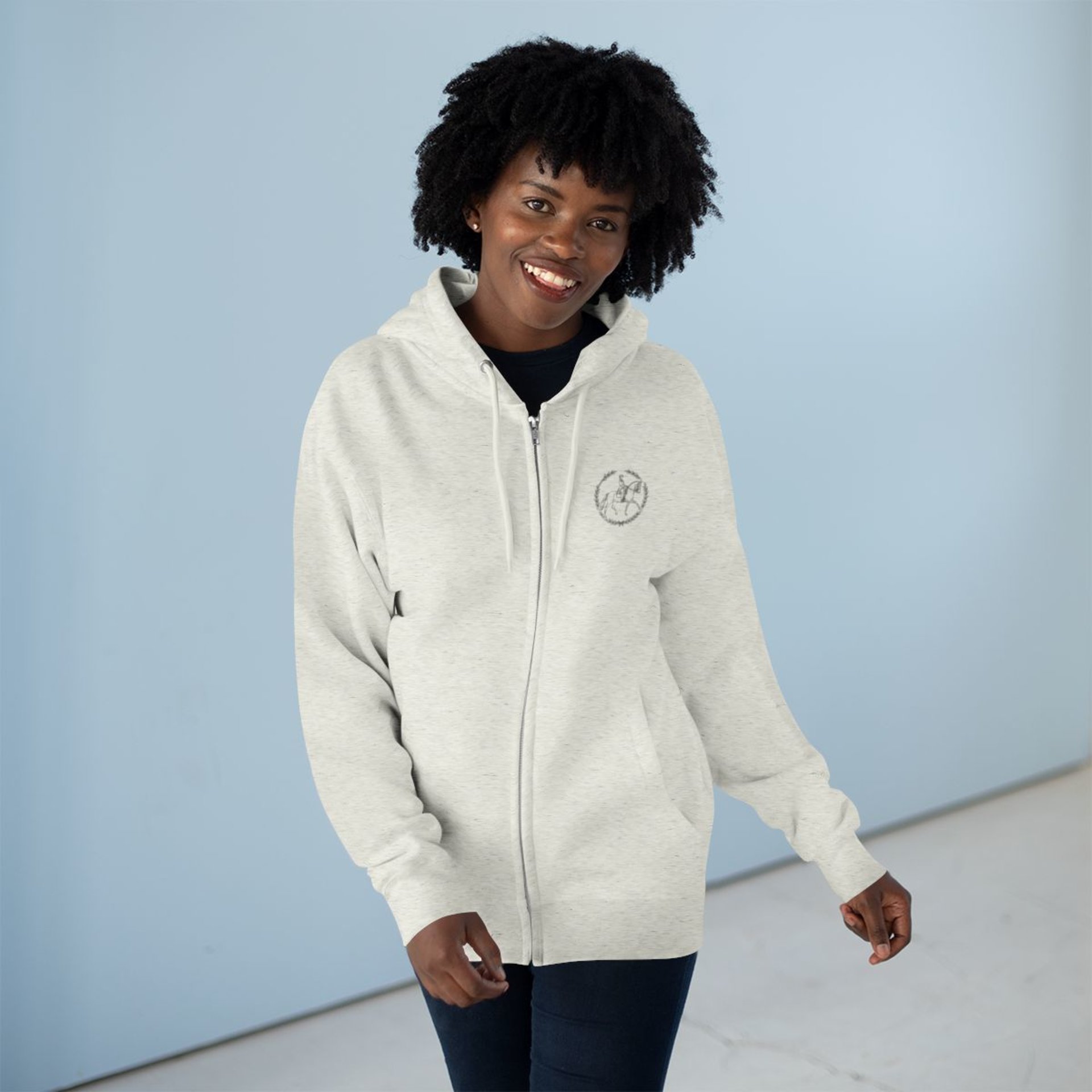 Dressage Life Hoodie | Equestrian Rider Zip Hoodie