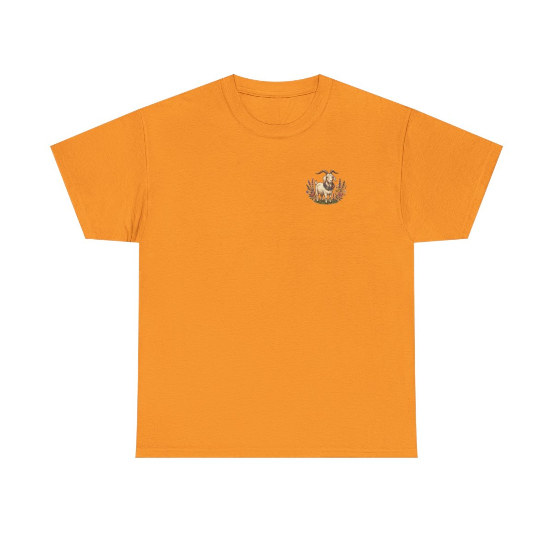 Professional Stress Management Consultant Goat Tee | Garden Herbs Floral Goat Illustration