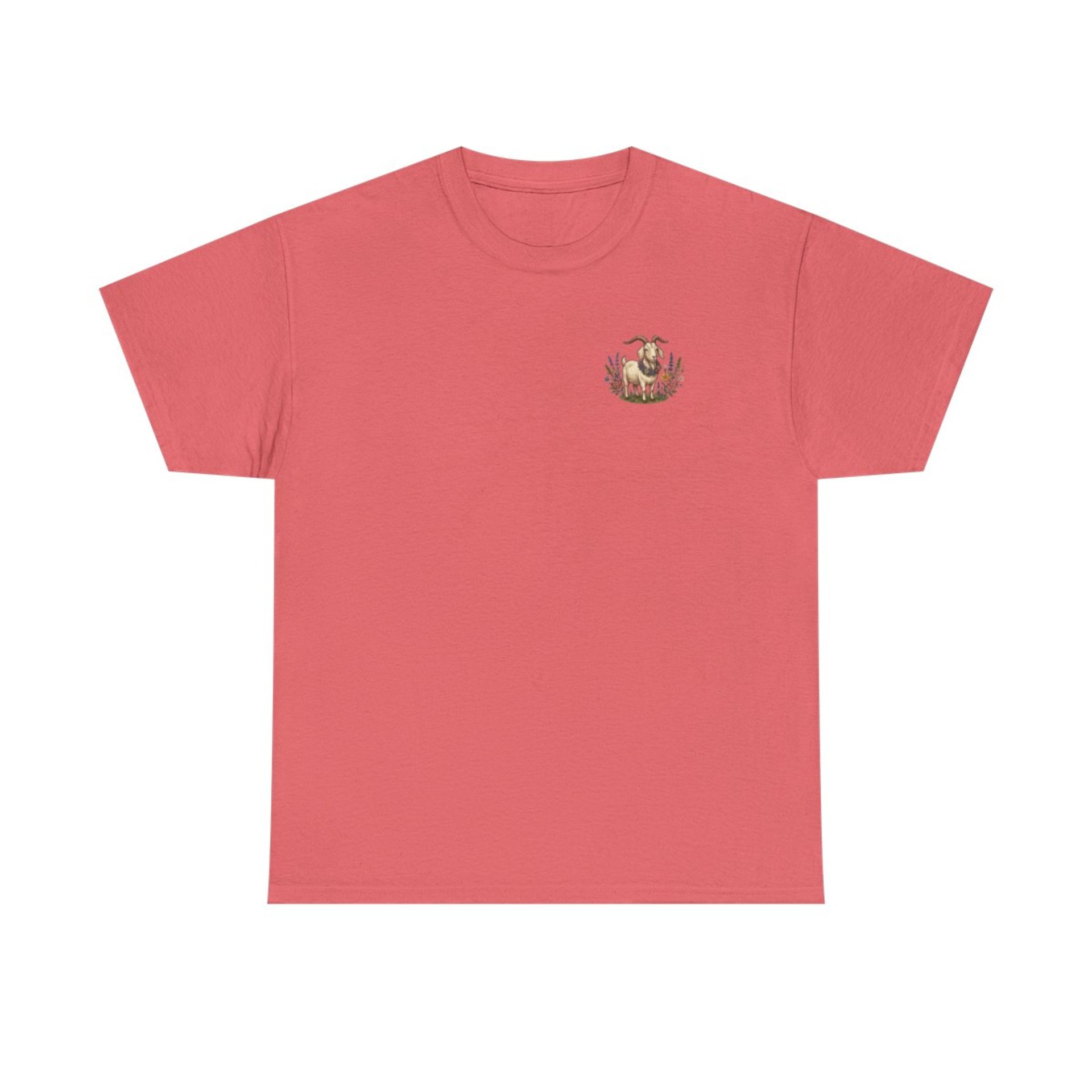 Professional Stress Management Consultant Goat Tee | Garden Herbs Floral Goat Illustration