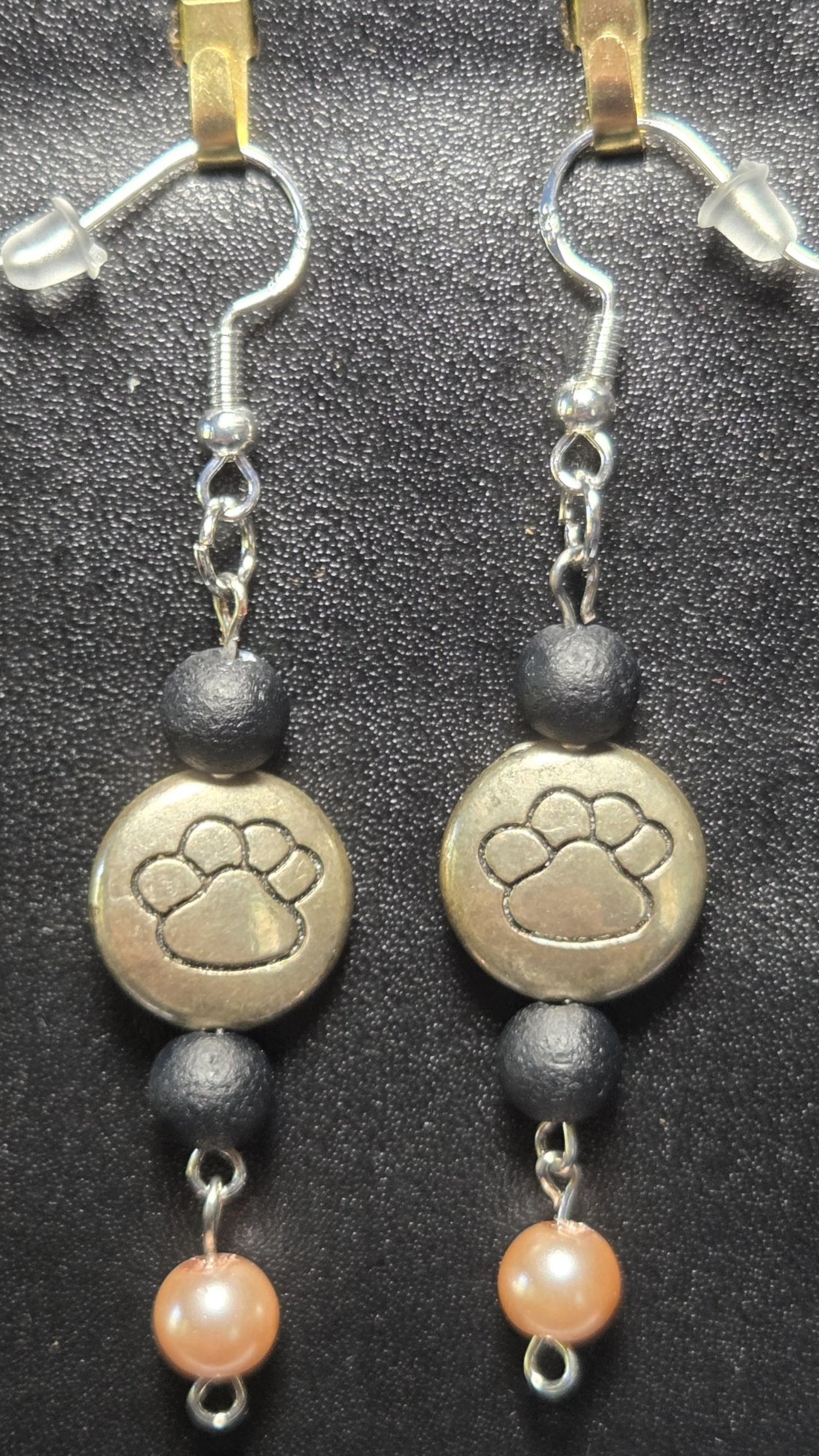 The "Sweet Tracks" Paw Print Diffuser Earrings