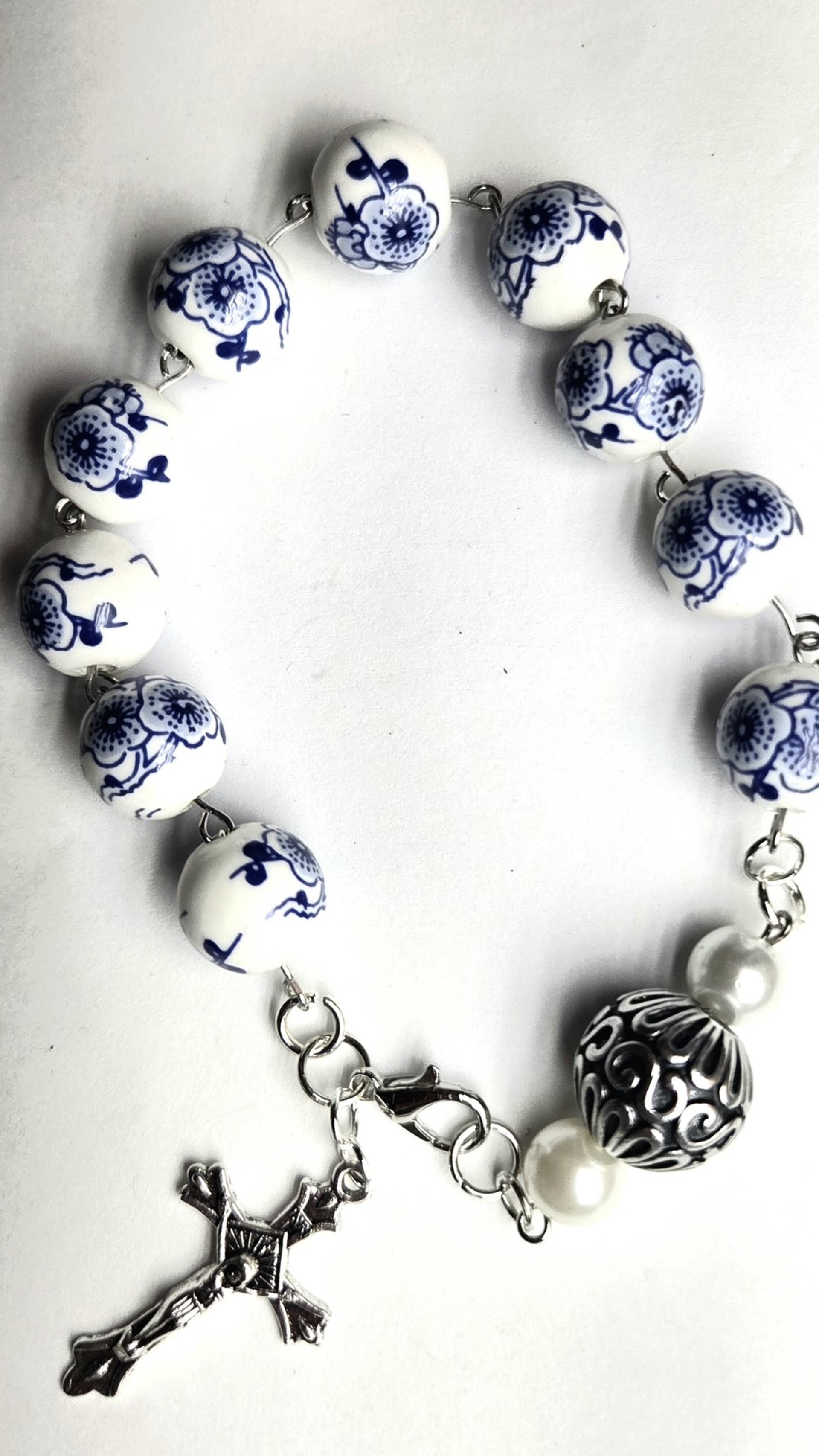 Hand-Linked Artisan Chaplet Prayer Bracelets - Catholic Devotional Jewelry