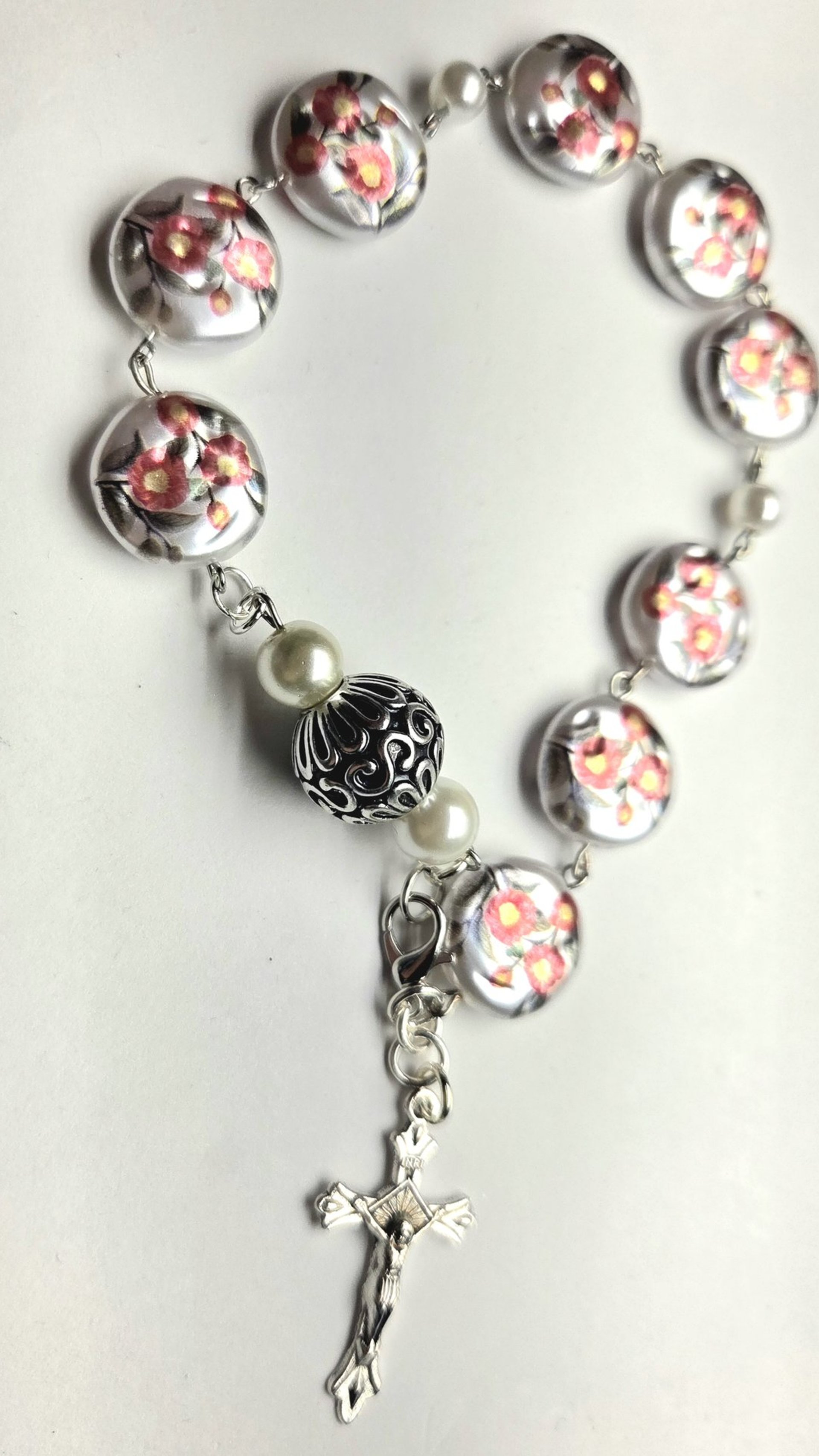 Hand-Linked Artisan Chaplet Prayer Bracelets - Catholic Devotional Jewelry