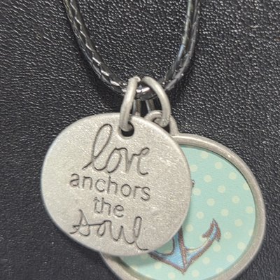 The Grounded Anchor Sentiment Necklace
